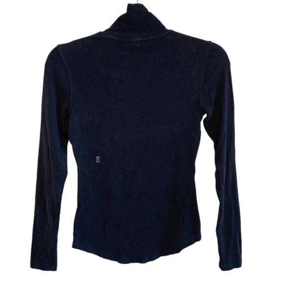 Kit and Ace - BRUSHED MOCK TURTLENECK in CHARCOAL - SIZE XS - Picture 2 of 9